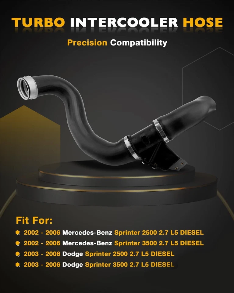 Charge Air Intercooler Turbo Hose For 2002-06 Dodge Sprinter Freightliner Diesel Foto 2 de 4