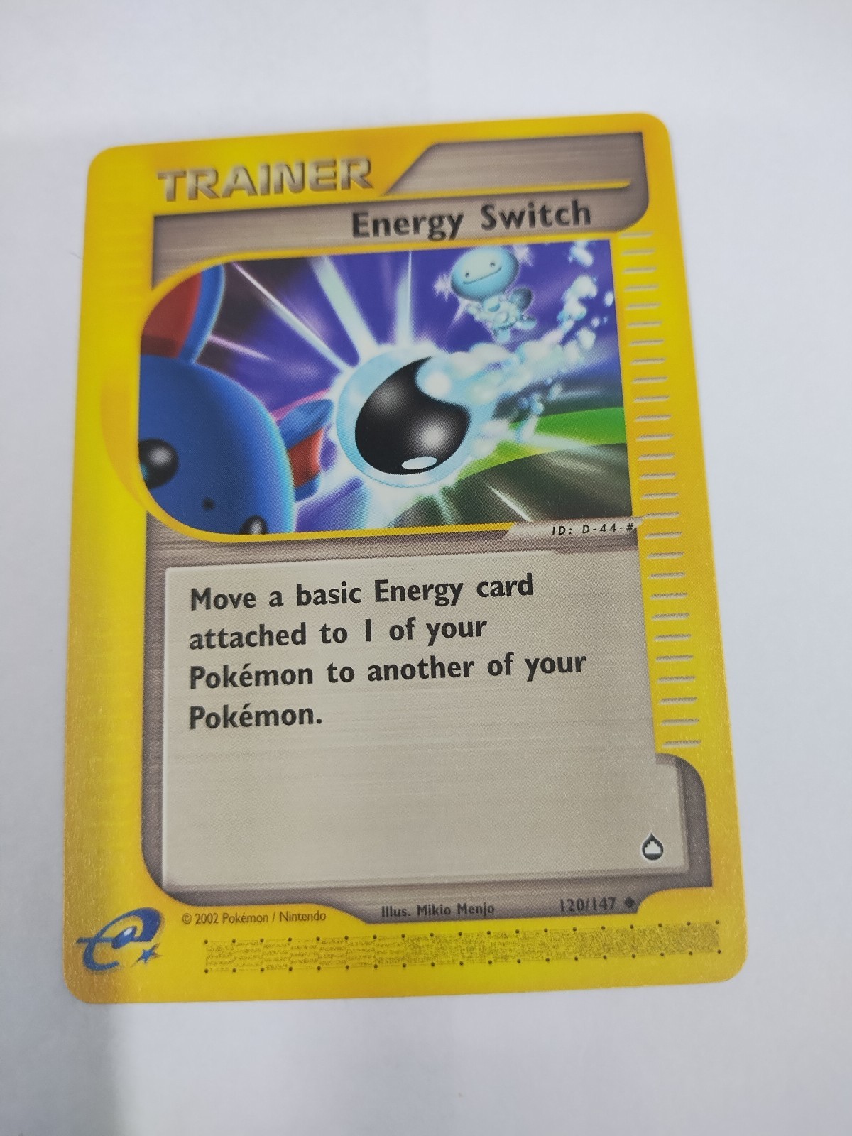 MINT Energy Switch 120/147 Aquapolis Uncommon English Pokemon Card