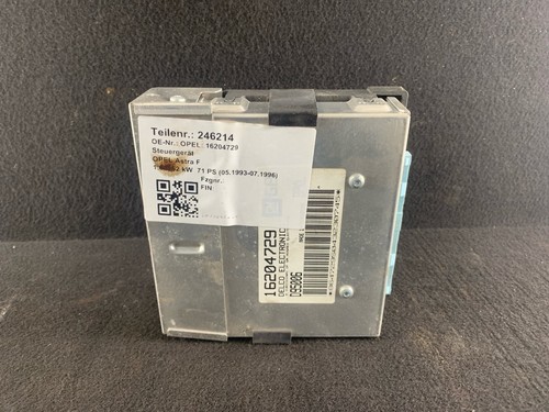 246214 Steuergerät OPEL Astra F 16204729 1.6 i
