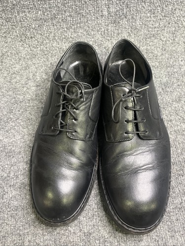 Mephisto Marlon Black Leather Round Toe Lace Up Oxford Mens Dress Shoes Size 9 - Picture 3 of 8