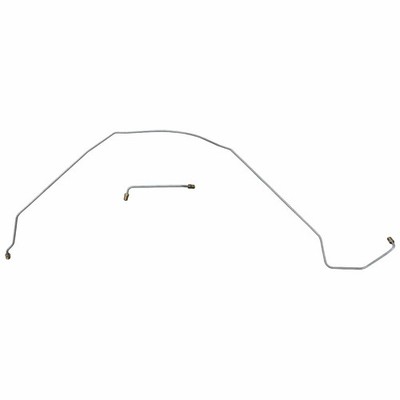 64-66 Chevelle Elcamino Right and Left Front Preformed Brake Lines Stainless 2pc