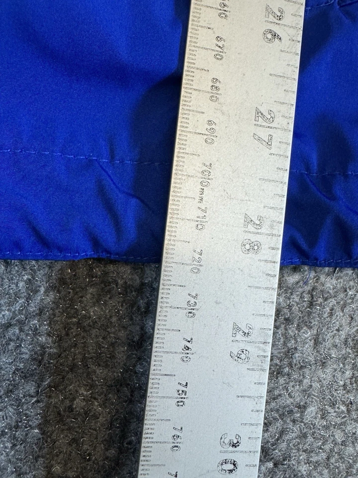 Chaqueta cortavientos grande azul con capucha cremallera completa Lauren Ralph Lauren para mujer Foto 3 de 4