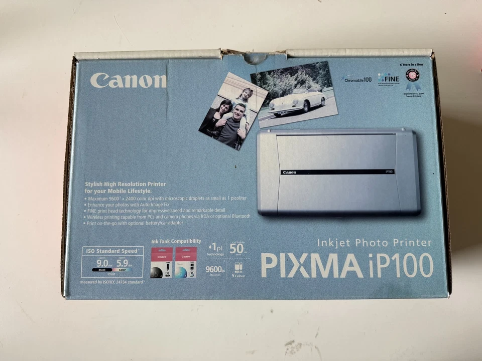 Canon Pixma iP100 Printer With Automobile Power Unit - Image 2 of 4