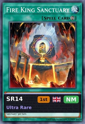 Fire King Sanctuary SR14-024 1st Edition NM EN Yu-Gi-Oh