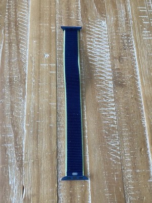 Apple Watch Sport Loop 40mm (38/41) Genuine OEM Neon Lime Blue