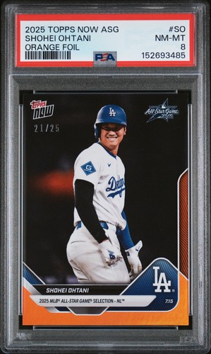 2025 Topps Now All-Star Game #ASG-SO Shohei Ohtani Dodgers