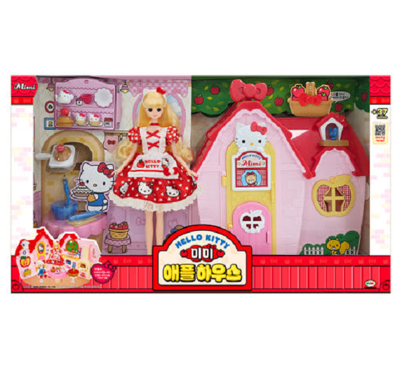 Mimiworld Hello Kitty Mimi Apple House Playset Korean Doll House