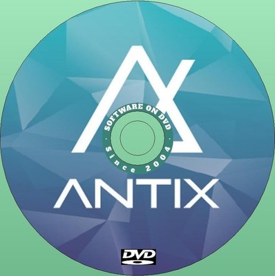Latest New Release antiX Linux Full Version OS Operating System for PC on DVD
