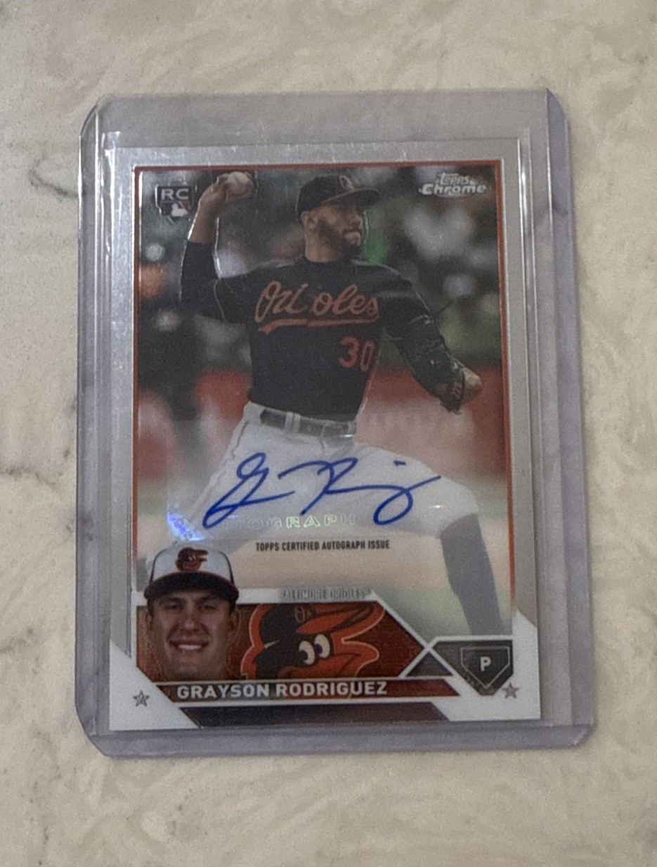 2023 Topps Chrome Update #AC-GR Grayson Rodriguez Autographs