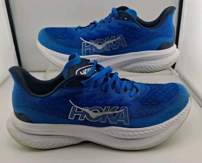 Hoka One One Mach 6 Blue Running Shoes Sneakers 1147790 DHN Mens Size 12 D