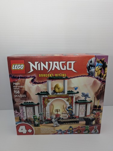 LEGO Ninjago 71831 Ninja Spinjitzu Temple Dragons Rising NIB Sealed 158 Pcs