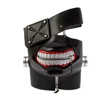 Tokyo Ghoul Kaneki Ken Mask 🎭 Anime Cosplay Costume for Halloween & Party Wear