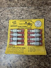 Vintage 1965 Lee s Spark Plugs Co Spark Plug ...