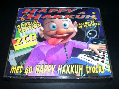 Happy Hakkuh DJ Wappy Special Edition * 2 CD Hardcore / Gabber Holland 1997 RARE - Bild 1 von 3