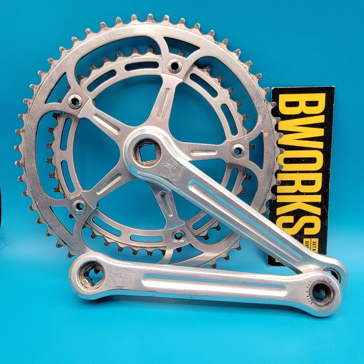 CAMPAGNOLO STRADA クランク　170mm Vintage! Campagnolo Strada Pinarello Pantographed 170mm 53/42t