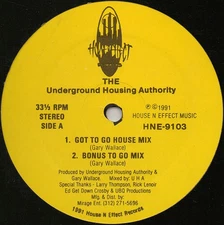 The Underground Housing Authority - Got To Know, 12", (Vinyl)