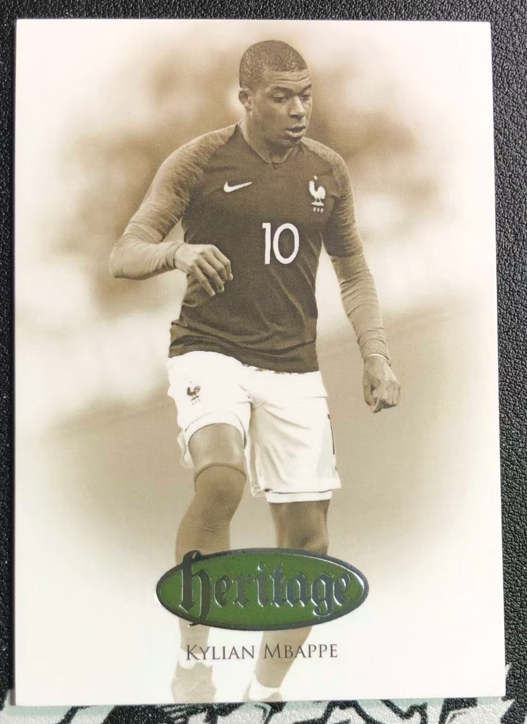 2018 Futera Kylian Mbappe France Real Madrid Heritage Silver /39 Misprint RC