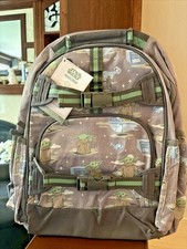 Pottery Barn School STAR WARS travel LARGE BACKPACK Grogu Solo Mandalorian boy