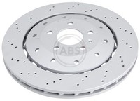2X Bremsscheibe Beschichtet A.B.S. 18550 FüR Audi A6 C6 4F2 4F5 Avant RS6