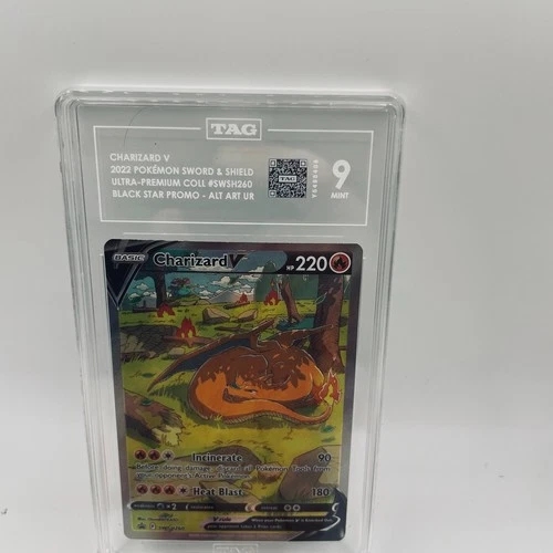 Charizard V Pokemon SWSH260 FULL ART HOLO PROMO PSA 9 MINT