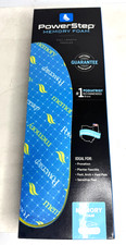 Powerstep Memory Foam Comfort Insoles Size: H - Men's 11-11.5 US