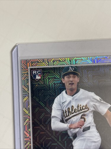 Jacob Wilson 2025 Bowman Mega Box Mojo Refractor #9. Athletics. - Picture 3 of 7