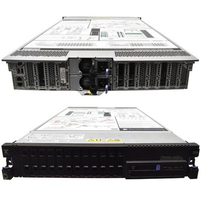 IBM Power S822 2x Power8 3,425 Ghz 10C CPU 256GB RAM PC4 12x SFF 2,5 8284-22A