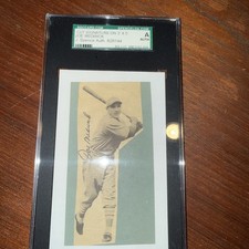 Joe Medwick Signed Newspaper Cut Photo JSA Authenticated and Slabbed Autograph