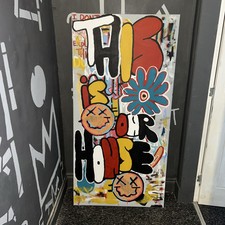 Graffiti Art , Massive Acrylic Canvas By Original Artist