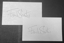 FRANK SHORTER signed index card lot of 2 | Olympic Gold Marathon Star autograph