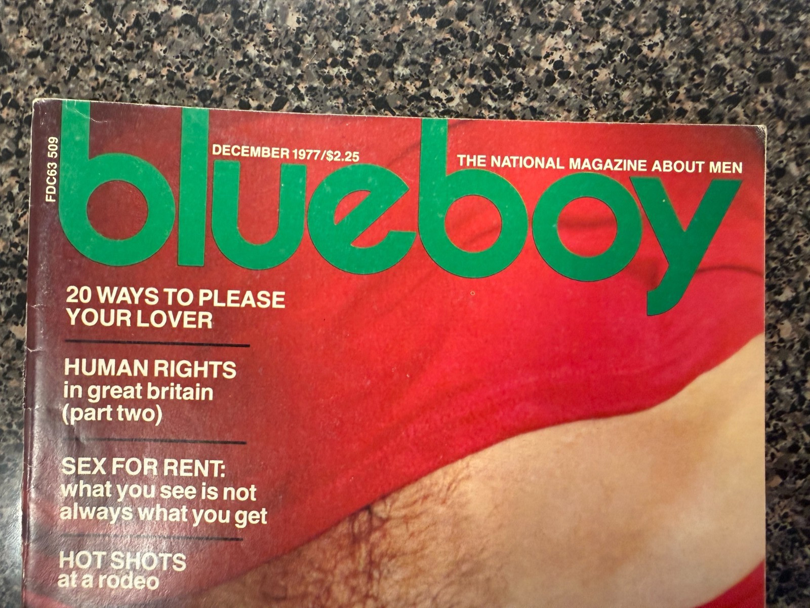 Blue Magazine 12/78 vintage gay interest male pinups