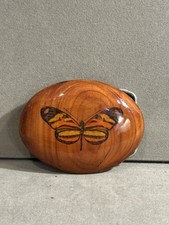 Wooden Butterfly Belt Buckle