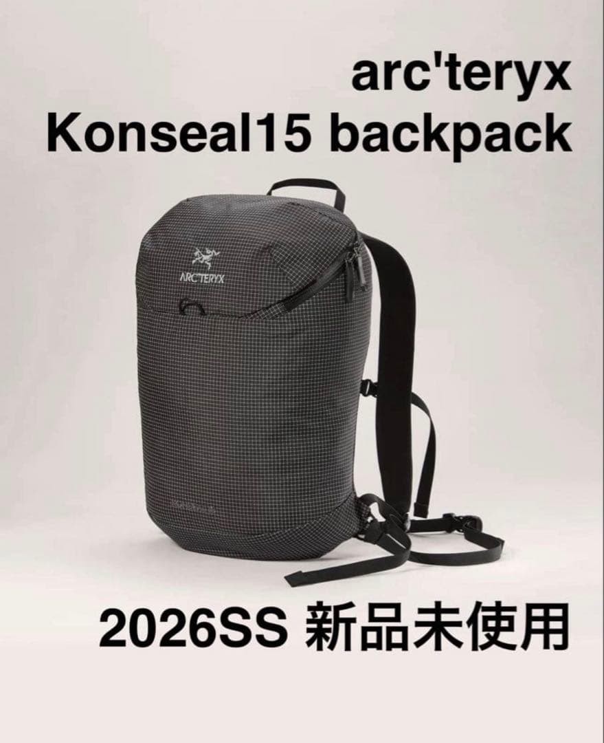 ARC'TERYX Konseal 15 Backpack Black New JPN 2026SS JAPAN | eBay