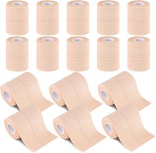 Nuanchu 16 Rolls Self Adhesive Cohesive Wrap Elastic Bandage, Horse Tape Vet T