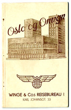 Oslo og Omegn [Oslo and Environs], by Winge & Co.s Reisebureau, 1939, illustr