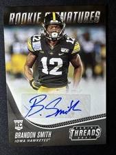 2021 Chronicles Draft Picks Threads Rookie Signatures #TS-BDS Brandon Smith RC