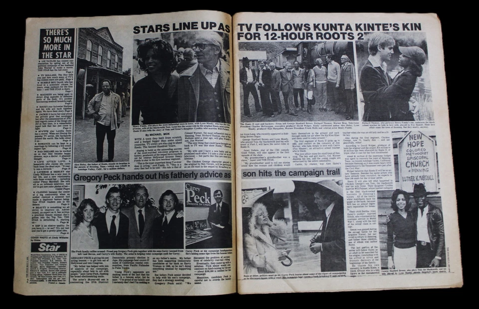 THE STAR WEEKLY TABLOID CELEBRITY GOSSIP MAGAZINE 9 MAY 1978 CINDY WILLIAMS Foto 3 de 4