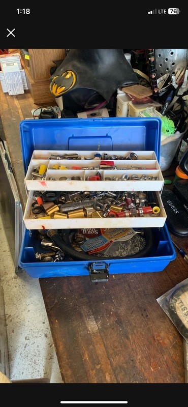 A Box Of Fittings For Refrigeration, Soda And Bar Systems