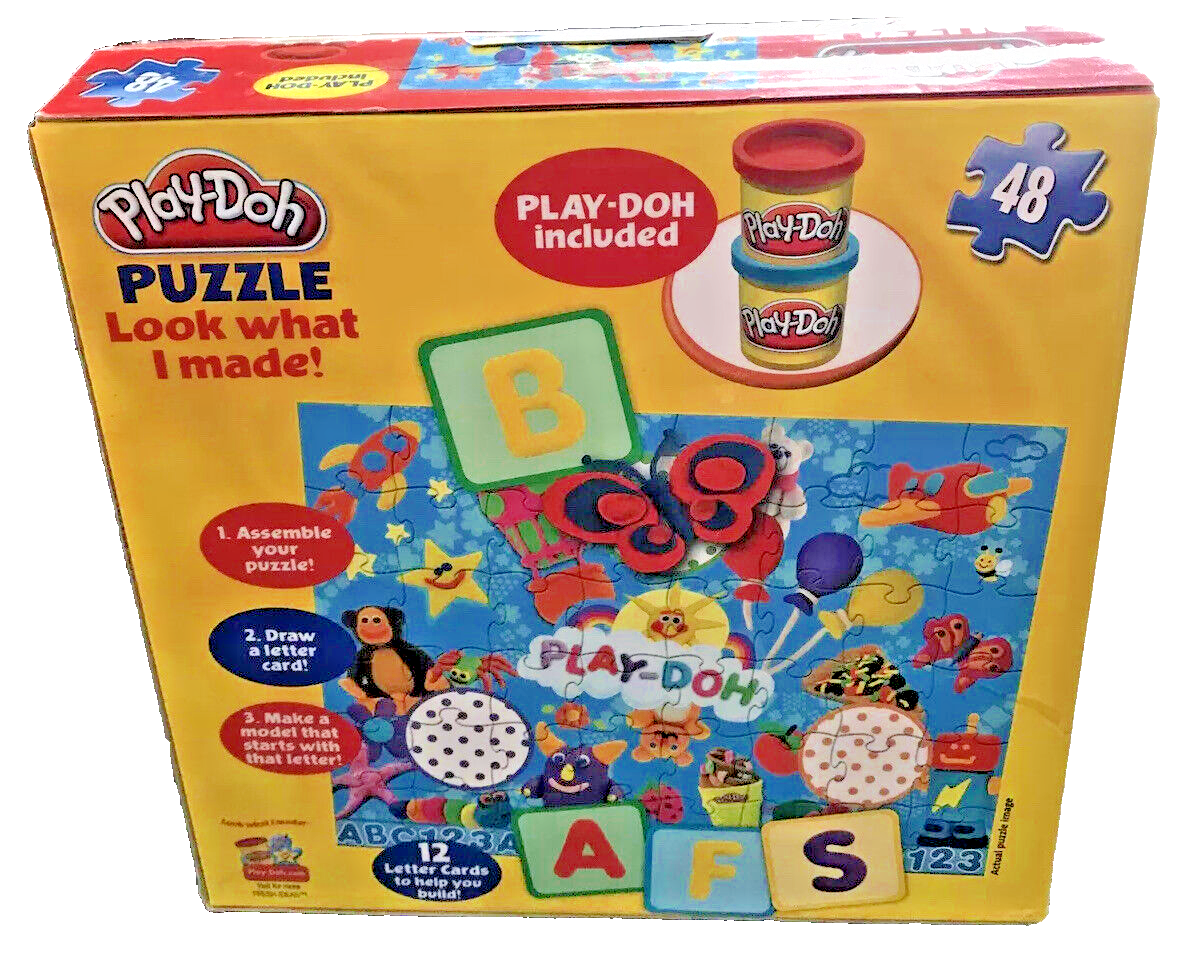 Play-Doh Puzzle Look What I Made - 48 Piece NEW | eBay
