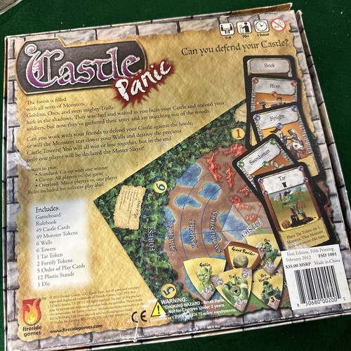 Castle Panic Board Game Complete Fireside Games Defend The Castle Fun Awesome - Picture 3 of 8