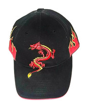 Dragon Hat Black Adjustable # E