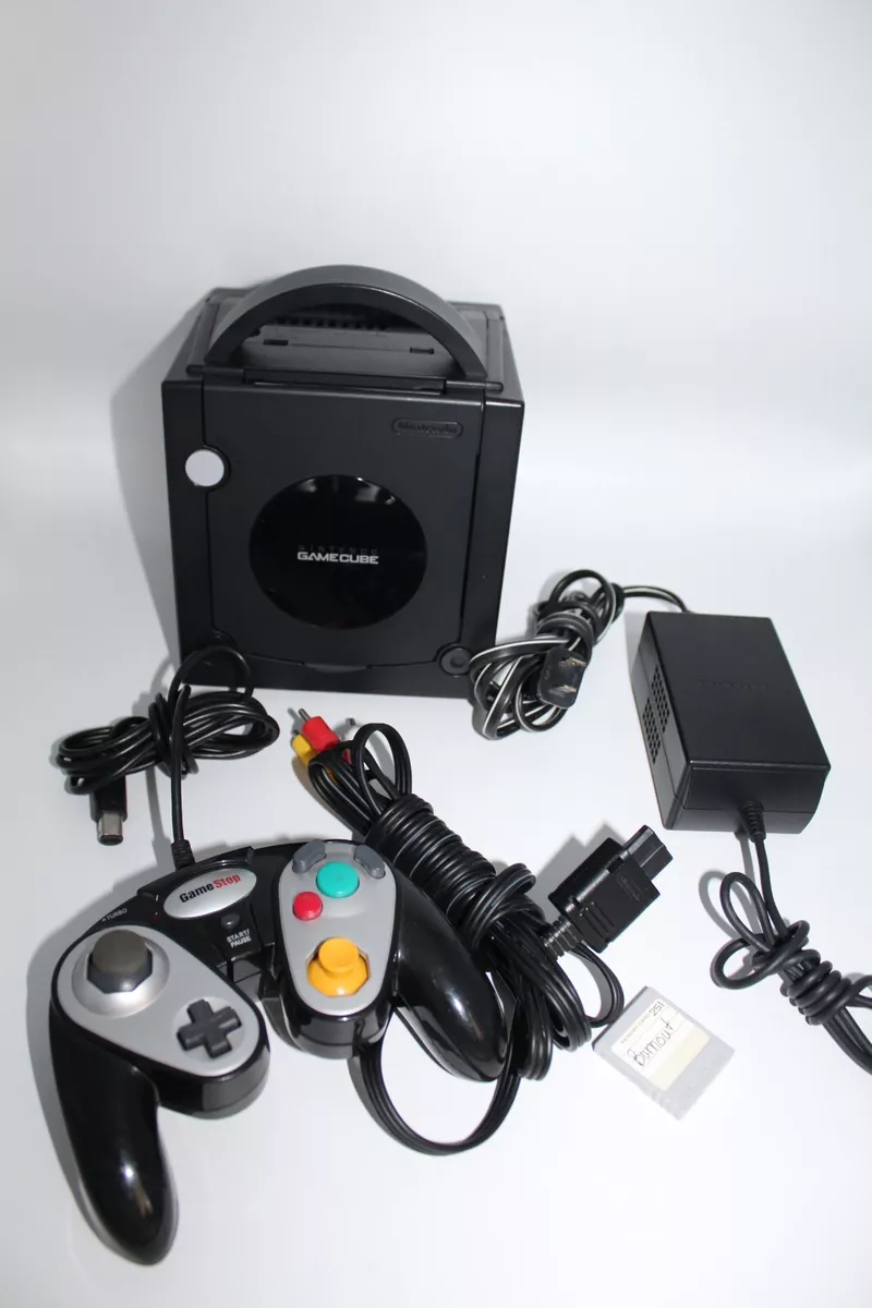 Nintendo Gamecube Console Black Black Controller/s Wires Bundle -   Sweden