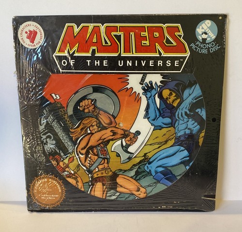 NIP 1983 He-Man Masters of the Universe Kid Stuff Phono Picture Disc LE SEE PICS - Picture 15 of 15