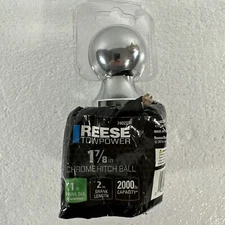 Reese Towpower 1-7/8" TRAILER HITCH BALL Chrome Class III/IV Standard 7402236