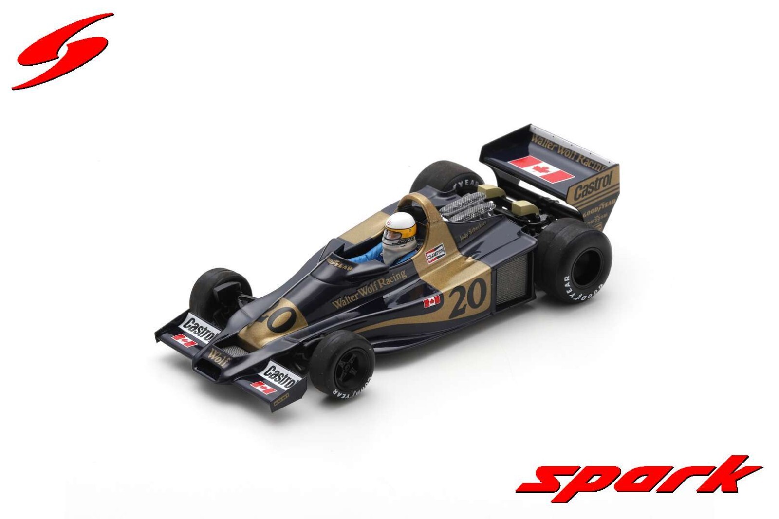F1 Spark S9996 Wolf WR1 réplique historique de précision 1/43 en résine