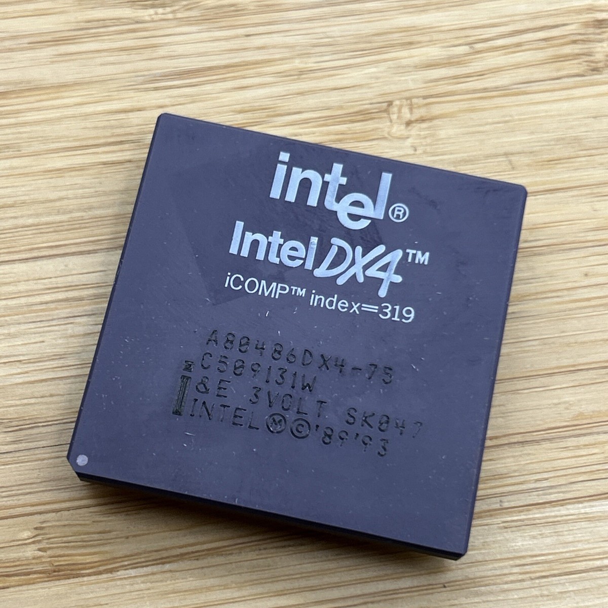 Intel 486 DX4 75MHZ A80486DX4 SK047 i486 CPU Processor 3V 25/75 | eBay