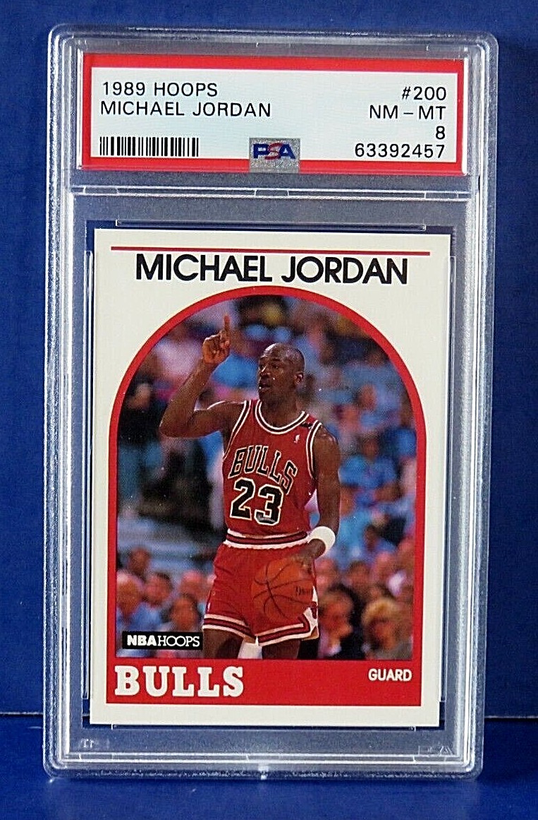 1989 Hoops Michael Jordan Basketball Card #200 Chicago Bulls