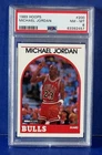 1989 Hoops Michael Jordan Basketball Card #200 Chicago Bulls PSA 8