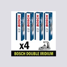 4x Bosch Iridium Spark Plugs for HONDA CIVIC 1.8 CHOICE2/4 R18A1 R18A2 140bhp