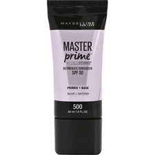 Maybelline New York Facestudio Master Prime Primer Makeup, Blur+ Defend, 1 FLoz
